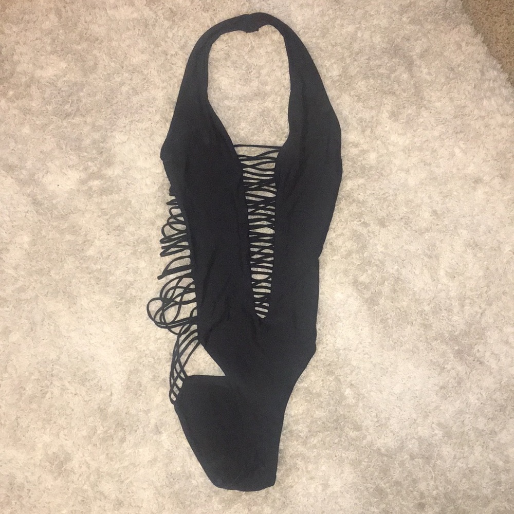 Sexy black one piece